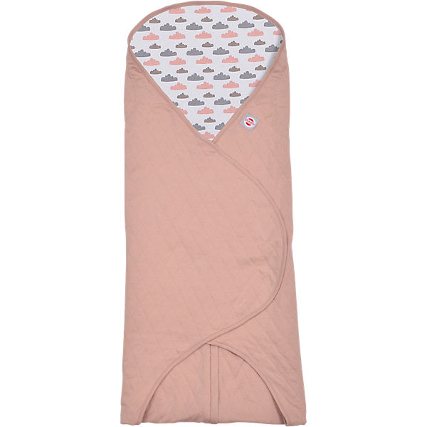 Einschlagdecke für Babyschalen, rosa