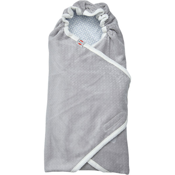 Einschlagdecke für Babyschalen, grau