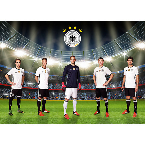 Fototapete Unsere Mannschaft, selbstklebend, 350 x 250 cm