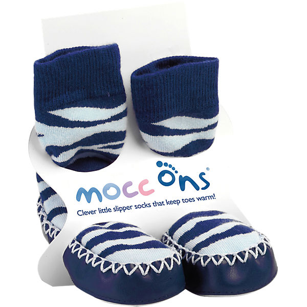 Mocc Ons, Hüttenschuhe, Zebra