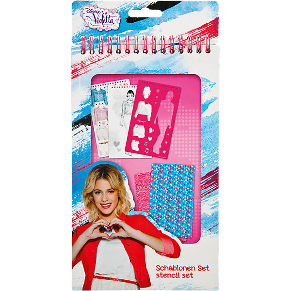 Schablonenset Violetta, 34-tlg.