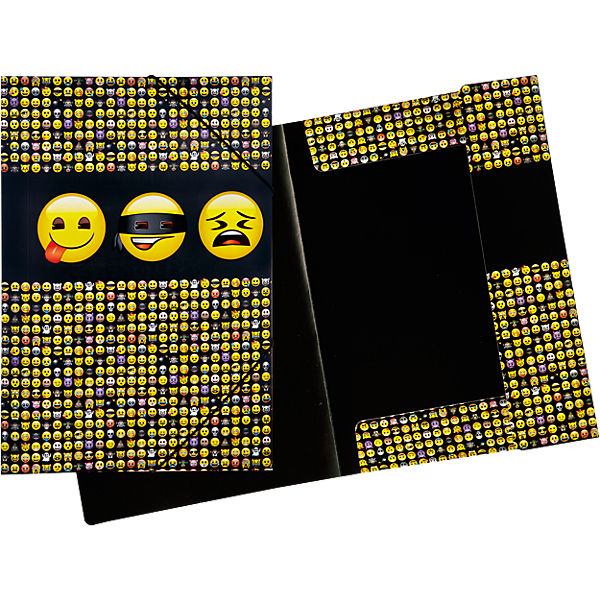 Gummizugmappe A3 Emoji