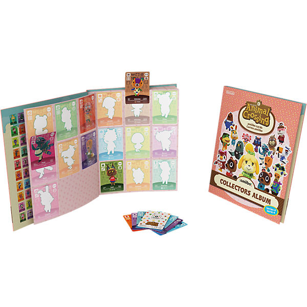 Animal Crossing amiibo Karten Sammelalbum 4 inkl. 3 Karten