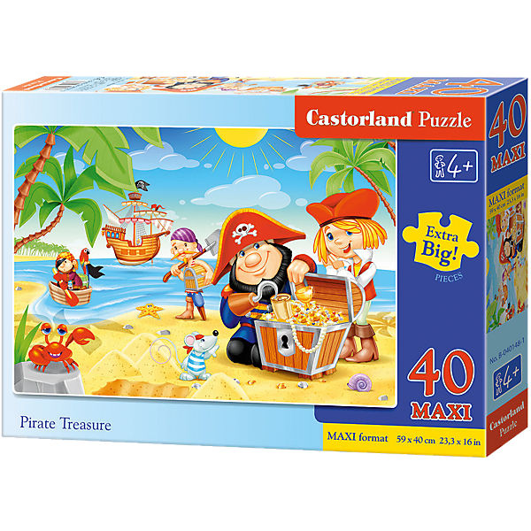 Puzzle Piratenschatz 40 Teile