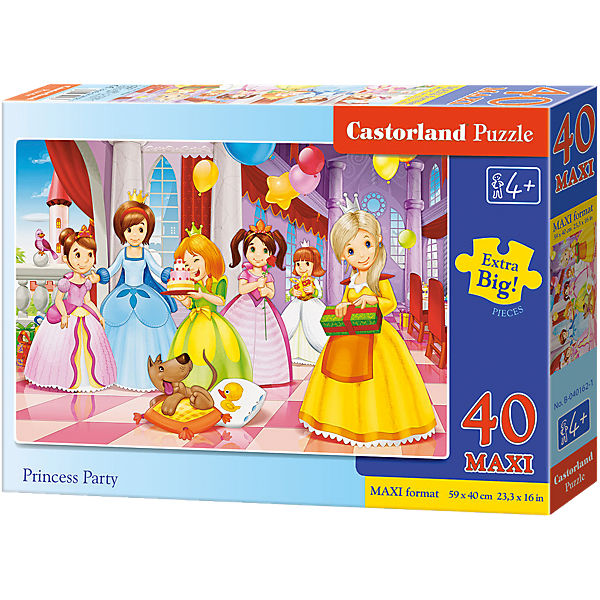 Puzzle Prinzessinnen Party 40 Teile