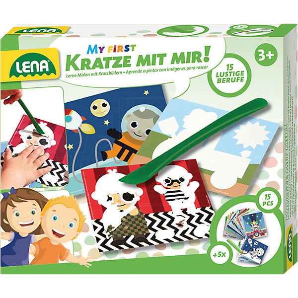 My First Kreativset Kratze mit mir Berufe aus