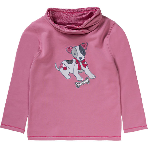 Sweatshirt mit Schalkragen für Mädchen