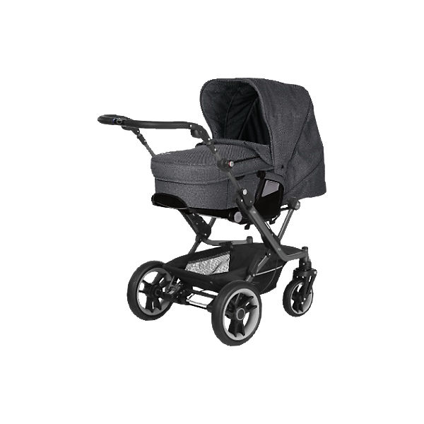 Kombi-Kinderwagen Mistral S V4 inkl. Vario Plus Tragetasche, Marble/ Carbon, Gestell Graphite, Rad 7R, 2016