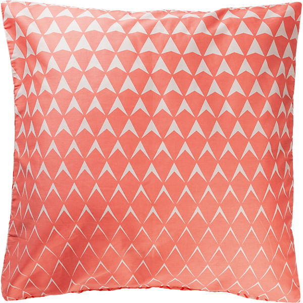 Kissenbezug, Mina, Baumwolle Satin, coral, 40x40 cm