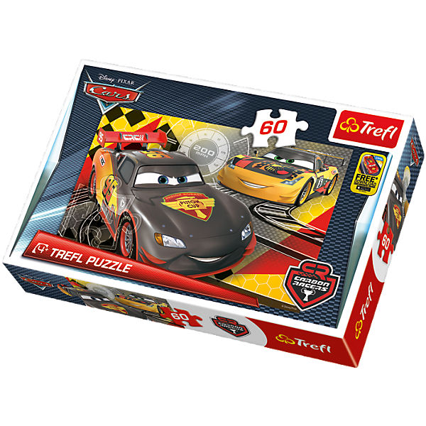 Puzzle 60 Teile - Cars - Wettlauf zum Ziel