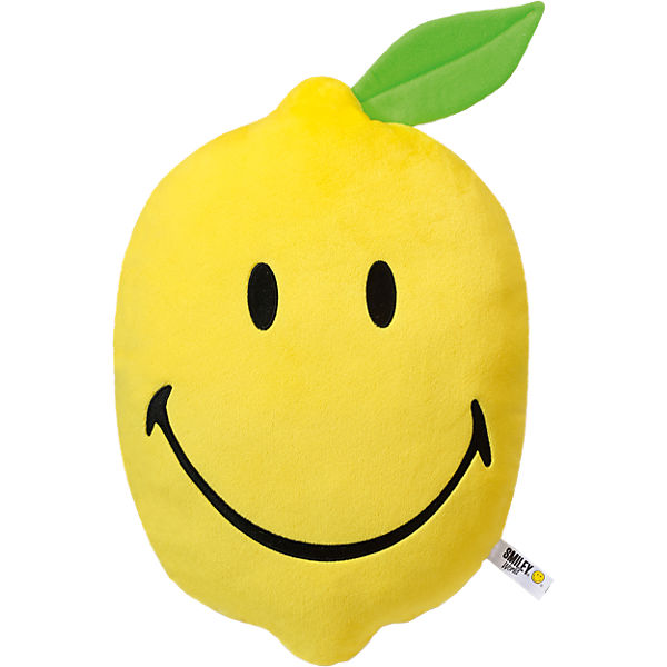Kissen Smiley Zitrone 38x27cm (39316)