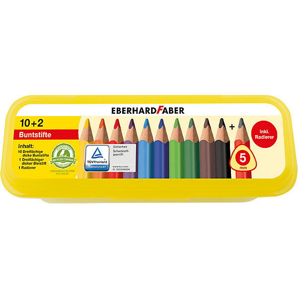 Buntstiftebox Jumbo, 12-tlg.