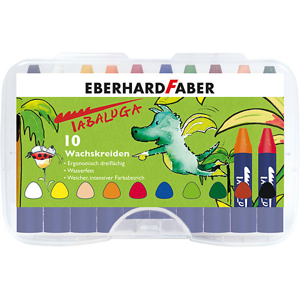 Wachsmalkreiden Tabaluga, 10 Farben