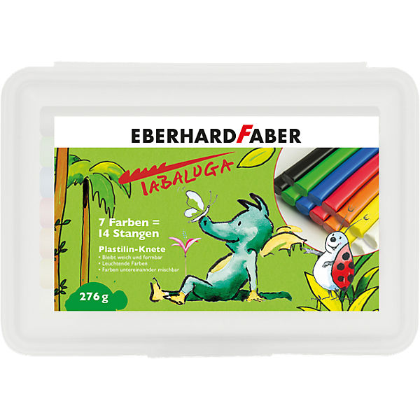 Plastilinknete Tabaluga, 2x7 Farben