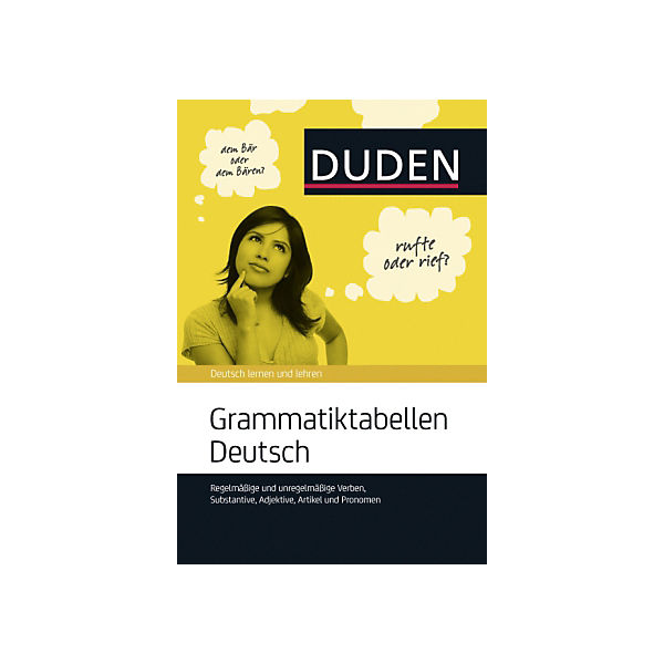 Duden Ratgeber: Grammatiktabellen Deutsch
