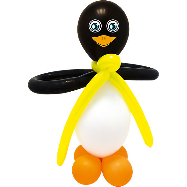 Luftballonsbastelset Pinguin