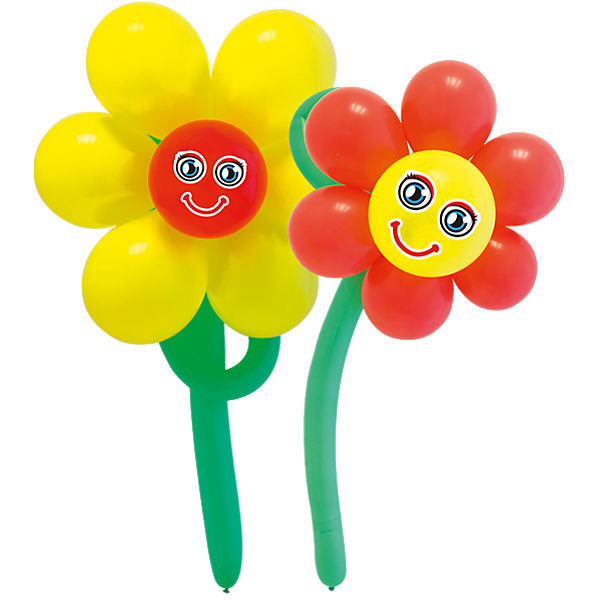 Luftballonsbastelset Blumen