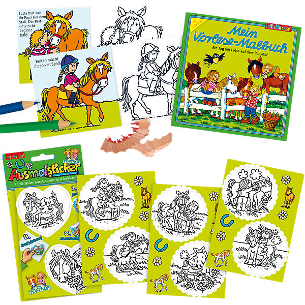 Ausmal-Set Mein Ponyhof
