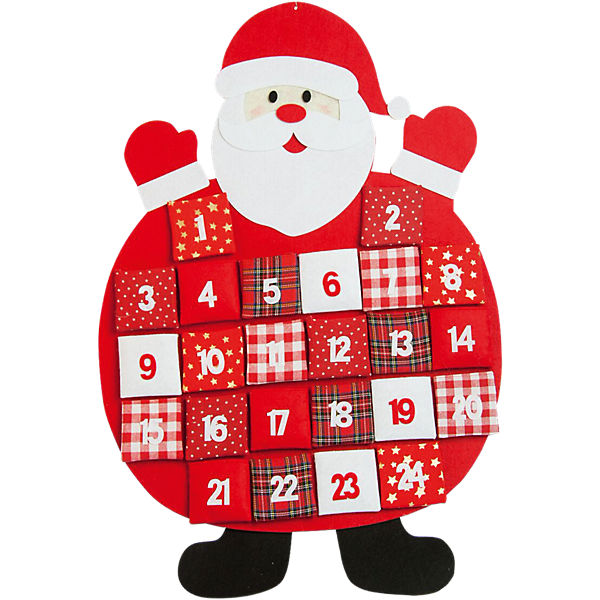 Adventskalender Santa, 50 x 70 cm