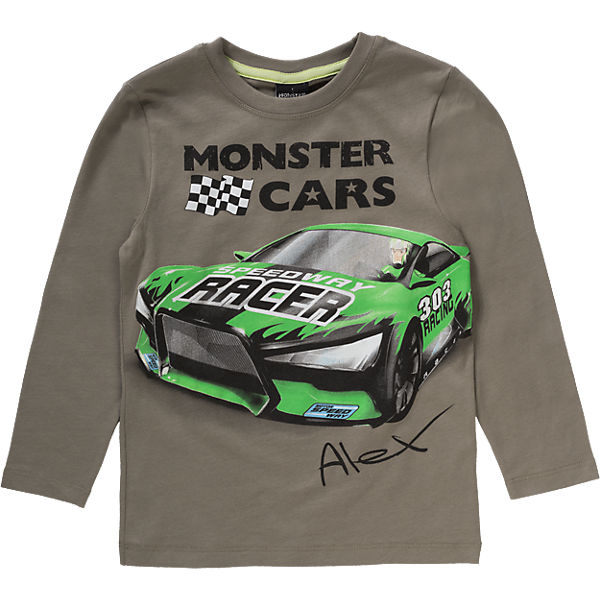 MONSTER CARS Langarmshirt für Jungen