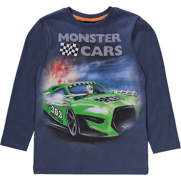 MONSTER CARS Langarmshirt für Jungen