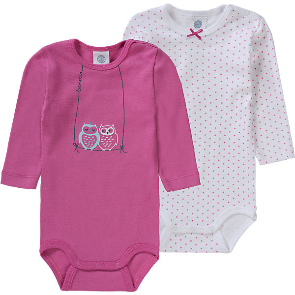 Baby Bodys Doppelpack für Mädchen, Organic Cotton