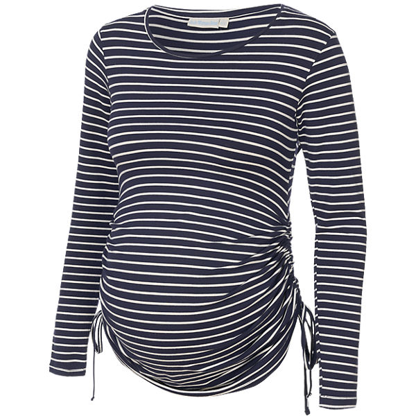Umstandslangarmshirt Breton Side