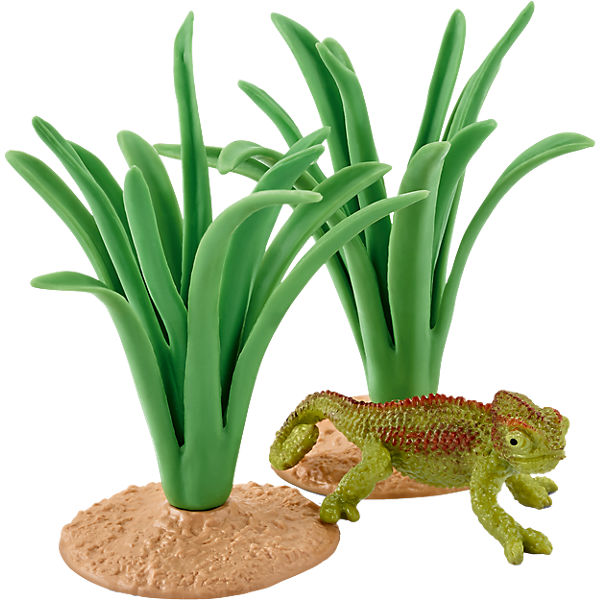 Schleich 42324 Wild Life: Chamäleon im Schilf