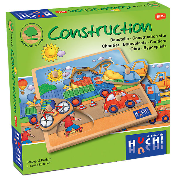 Holzpuzzle 4 Teil Construction