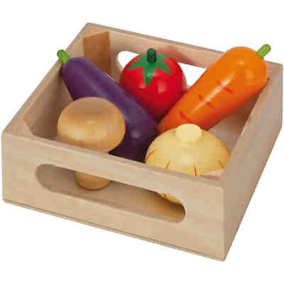 Spiellebensmittel Eichhorn Holzbox mit Gemüse