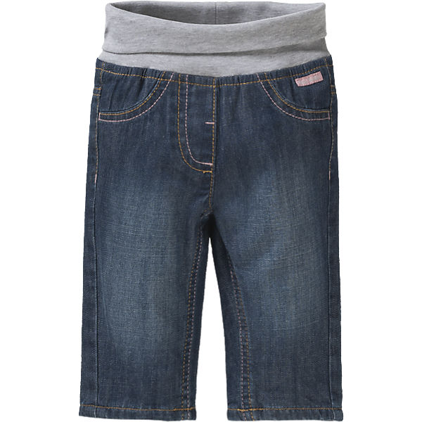 Baby Jeans mit Softbund für Mädchen, gefüttert
