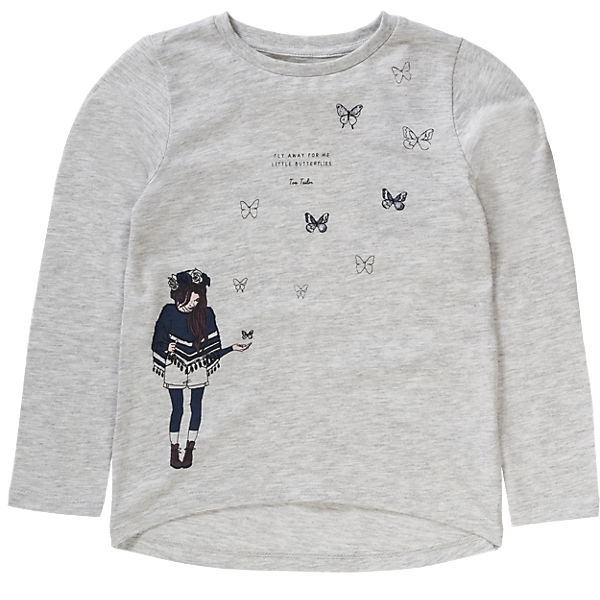 Langarmshirt für Mädchen