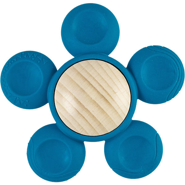 FiO+ - Holzgreifling Blume blau