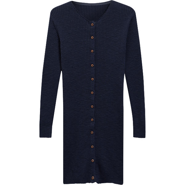 Lange Strickjacke für Mädchen