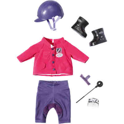 BABY born® Puppenkleidung Deluxe Reit-Outfit Pony Farm, 43 cm