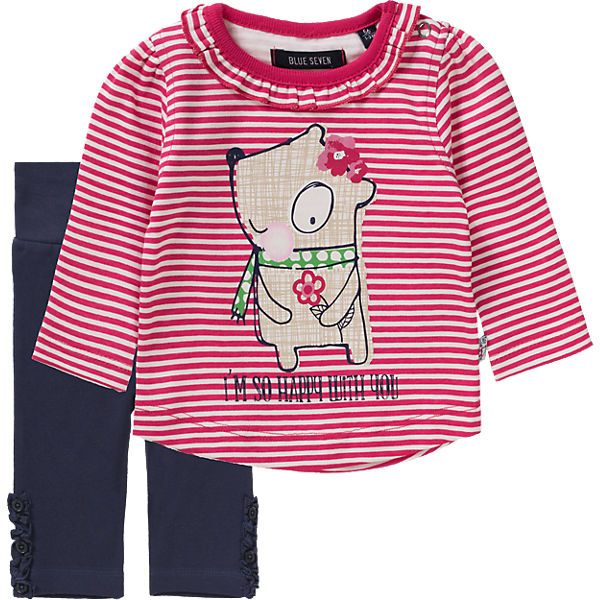 Baby Set Langarmshirt + Hose für Mädchen
