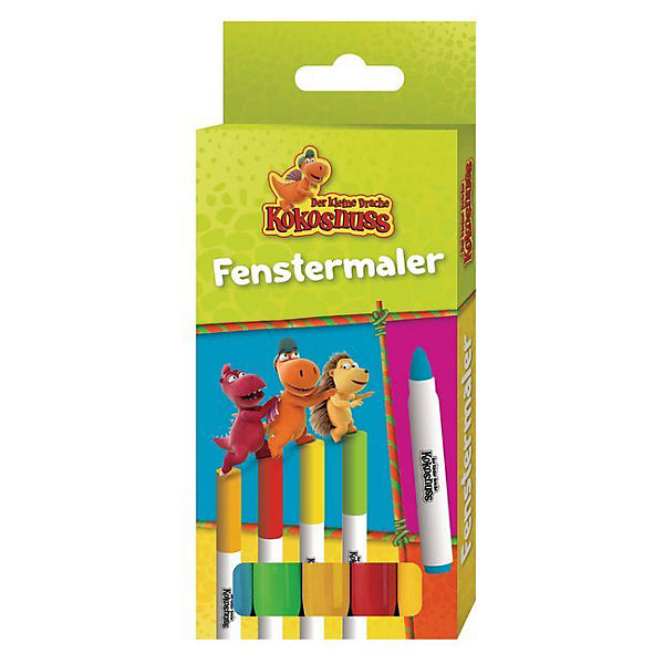 Der kleine Drache Kokosnuss: Fenstermaler