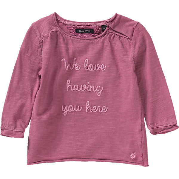 Baby Langarmshirt für Mädchen, Organic Cotton