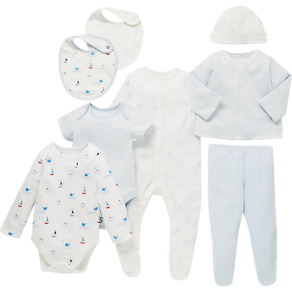 Baby Erstausstattung 8-teilig für Jungen