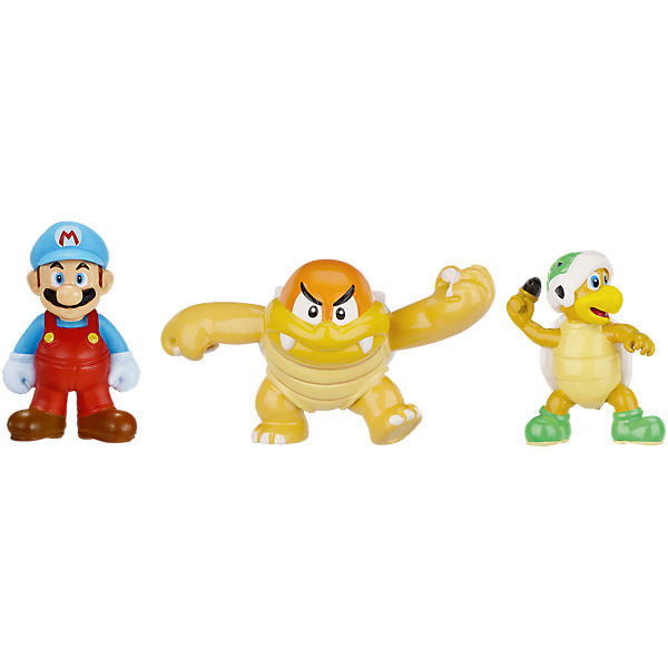 Nintendo Figur Micro 3er Pack - Ice Mario, Boom Boom & Hammer Bro