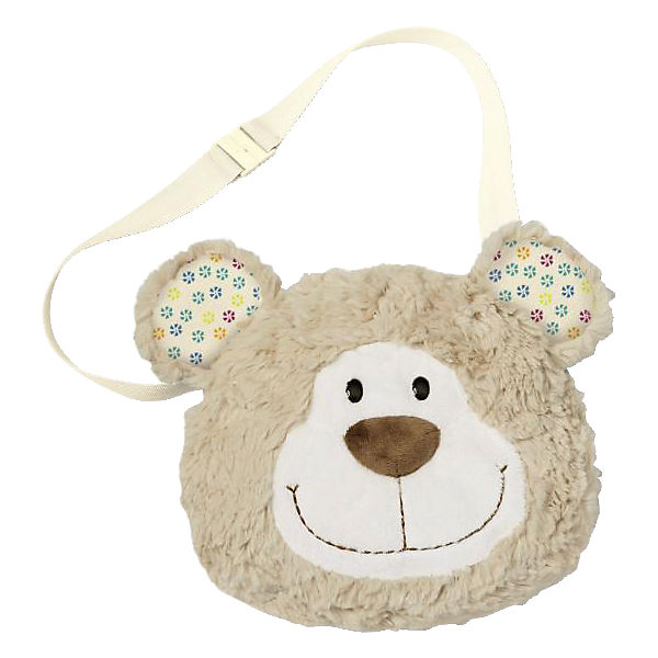 NICI Plüsch-Kindergartentasche Bär beige