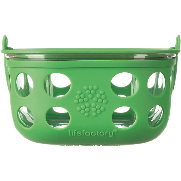 Lifefactory Brotdose Glas grass green, 950 ml