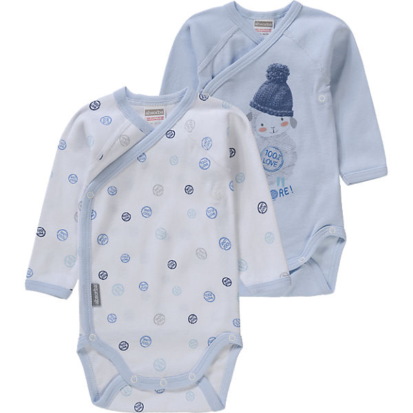 Baby Wickelbodys Doppelpack für Jungen