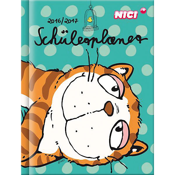 NICI Schülerplaner 2016/2017 Comic Cat