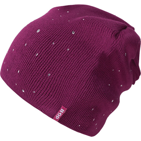 Strickbeanie mit Strass für Mädchen