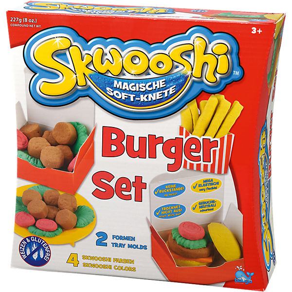 Skwooshi Soft-Knete Burger Set