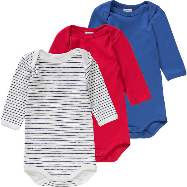 Baby Bodys 3er-Pack für Jungen