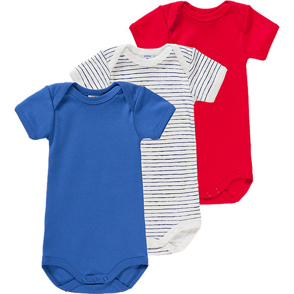 Baby Bodys 3er-Pack für Jungen
