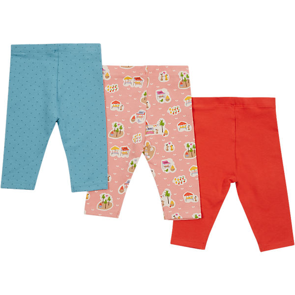 Baby Leggings 3er-Pack für Mädchen