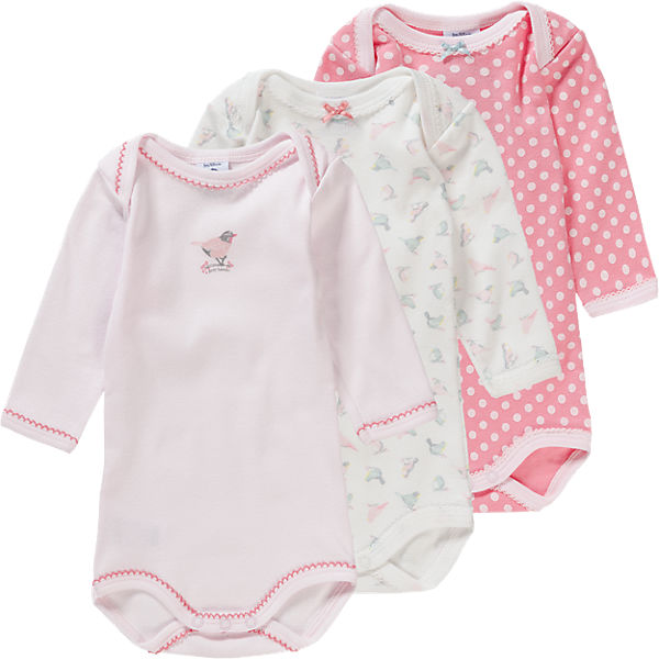 Baby Bodys 3er-Pack für Mädchen